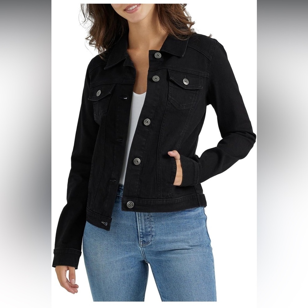 Wrangler Black Denim Jacket - NWOT